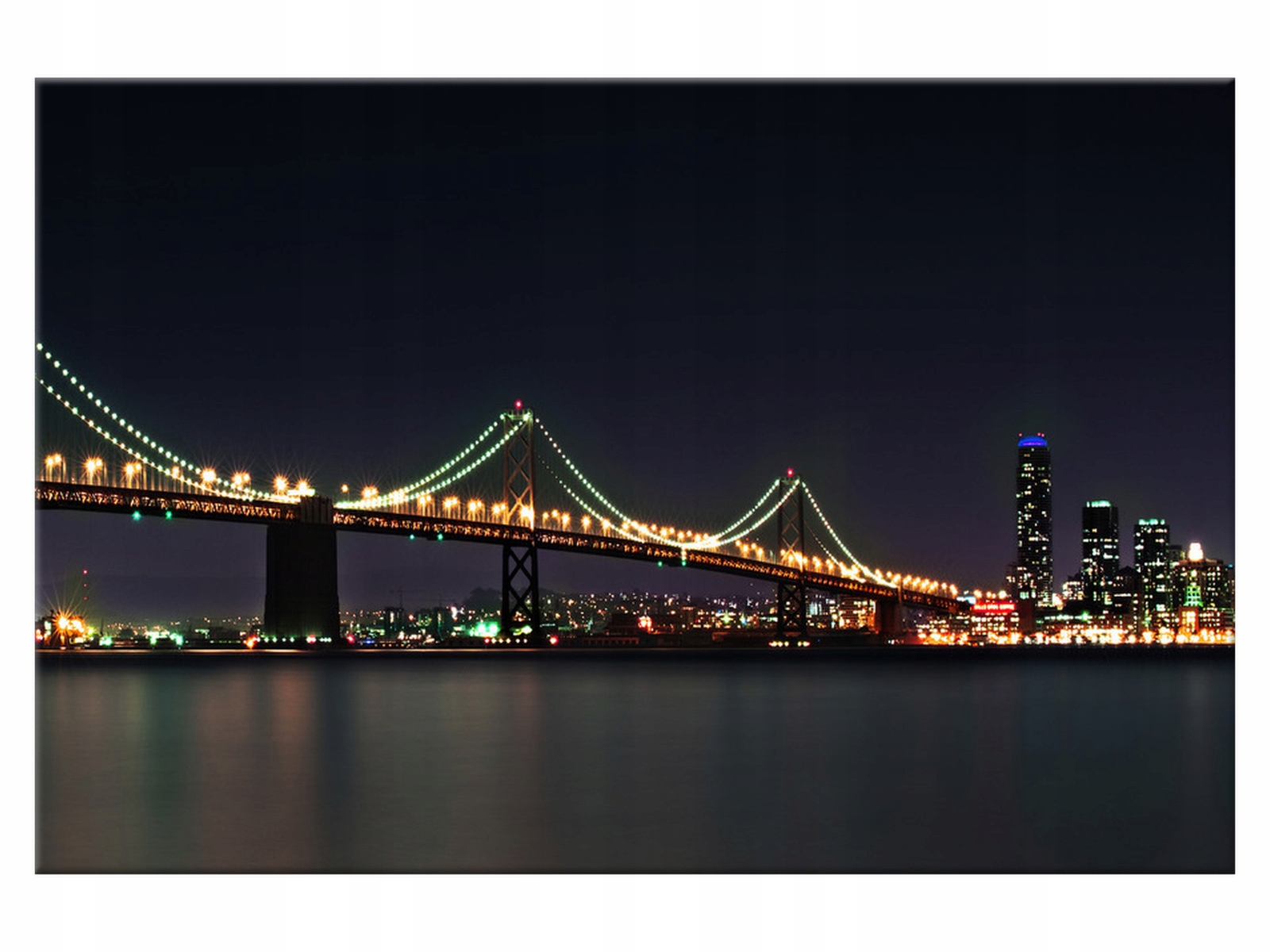 

Obraz Nocne zdjęcie mostu 60x40 San Francisco
