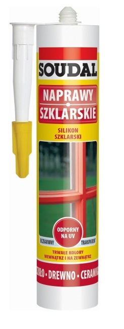 

Soudal Silikon Szklarski Bezbarwny 300ML