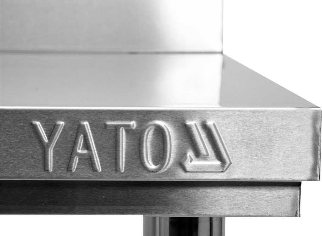 STÓŁ BLAT PRZYŚCIENNY Z PÓŁKĄ 1400x700xH850+100MM Szerokość produktu 70 cm