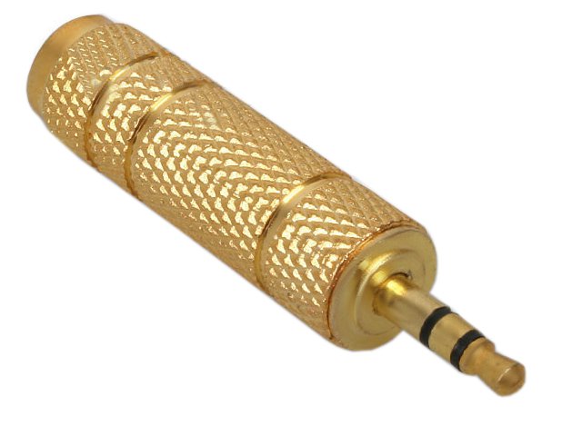 

Przejściówka adapter Jack 6,3mm gniazdo 3,5mm wtyk