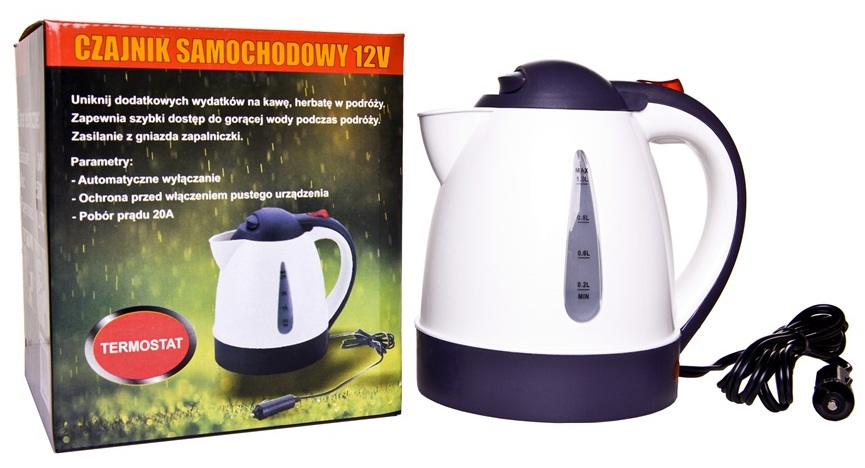 Czajnik Samochodowy 12V 24V 130W Płyta Grzewcza