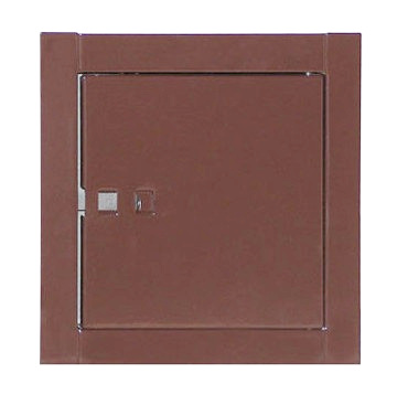 DRZWICZKI KOMINOWE WYCZYSTKA 14x14cm MALOWANE BRĄZ