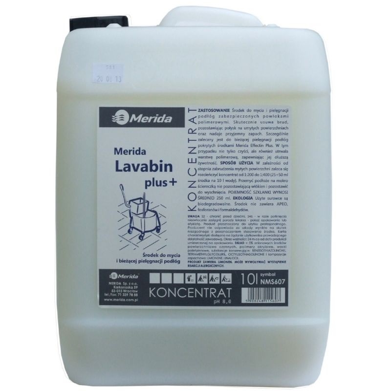 

Merida Lavabin Plus 10 L Pielęgnacja Podłóg NMS607
