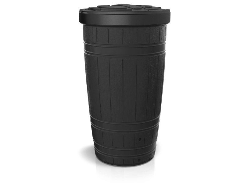 

Zbiornik na deszczówkę, wodę beczka 265L drewno