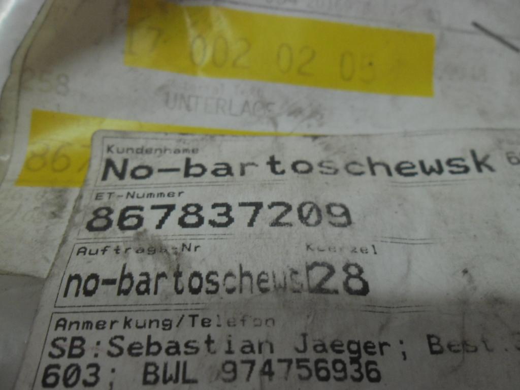 Uszczelka drzwi PRZOD AUDI VW NOWE ORYGINAL Producent części OEM