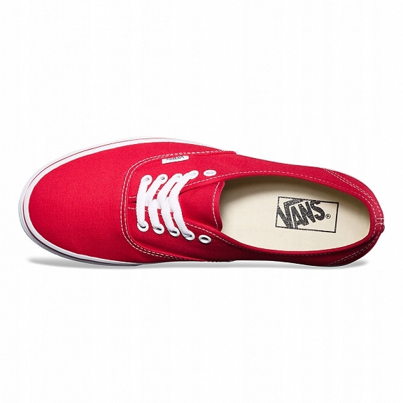 BUTY VANS U Authentic red VEE3RED R.38,5 Nosek okrągły
