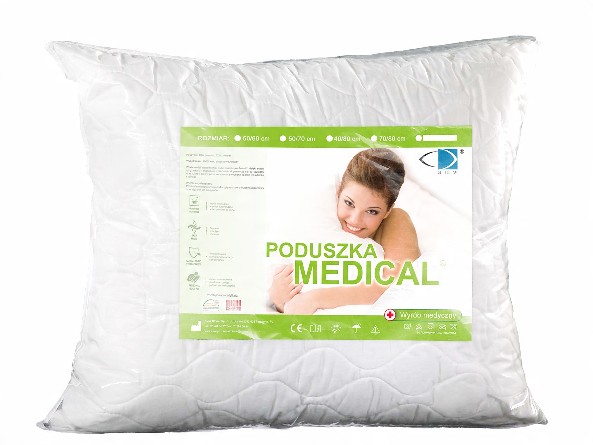 

Poduszka Antyalergiczna 50x70 Medical Dla Dzieci