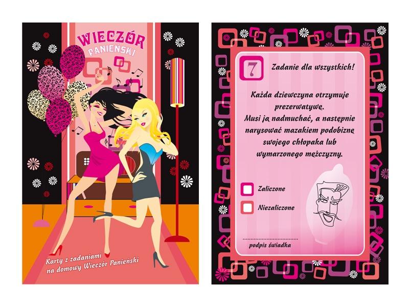 

Karty z zadaniami na wieczór Panieński Gadżety