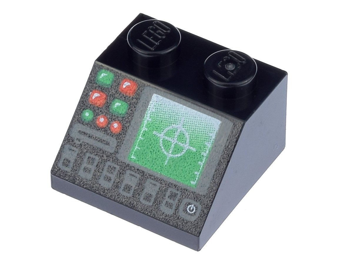 

Lego Skos nadruk 2x2 radar 3039pb041 czarny