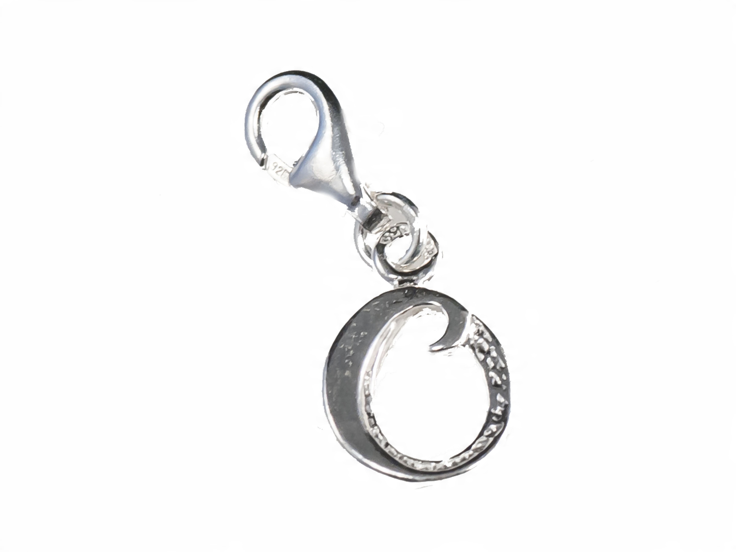 

Charms litera Srebro 925 O literka do bransoletki