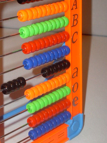 kolorowe LICZYDŁO stojące lub leżące Rodzaj liczydło