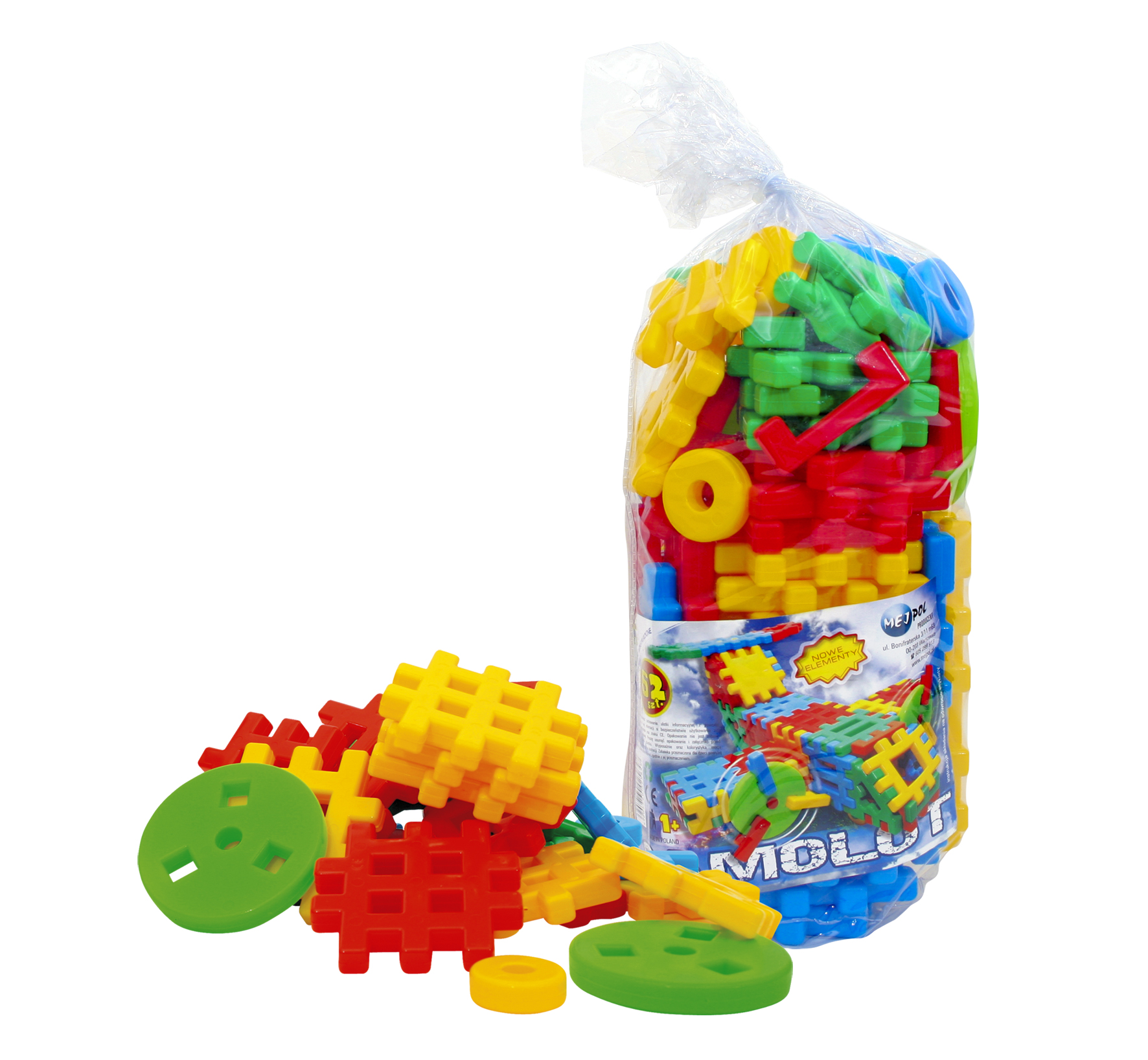 Klocki Konstrukcyjne Wafle SAMOLOT Marka inna