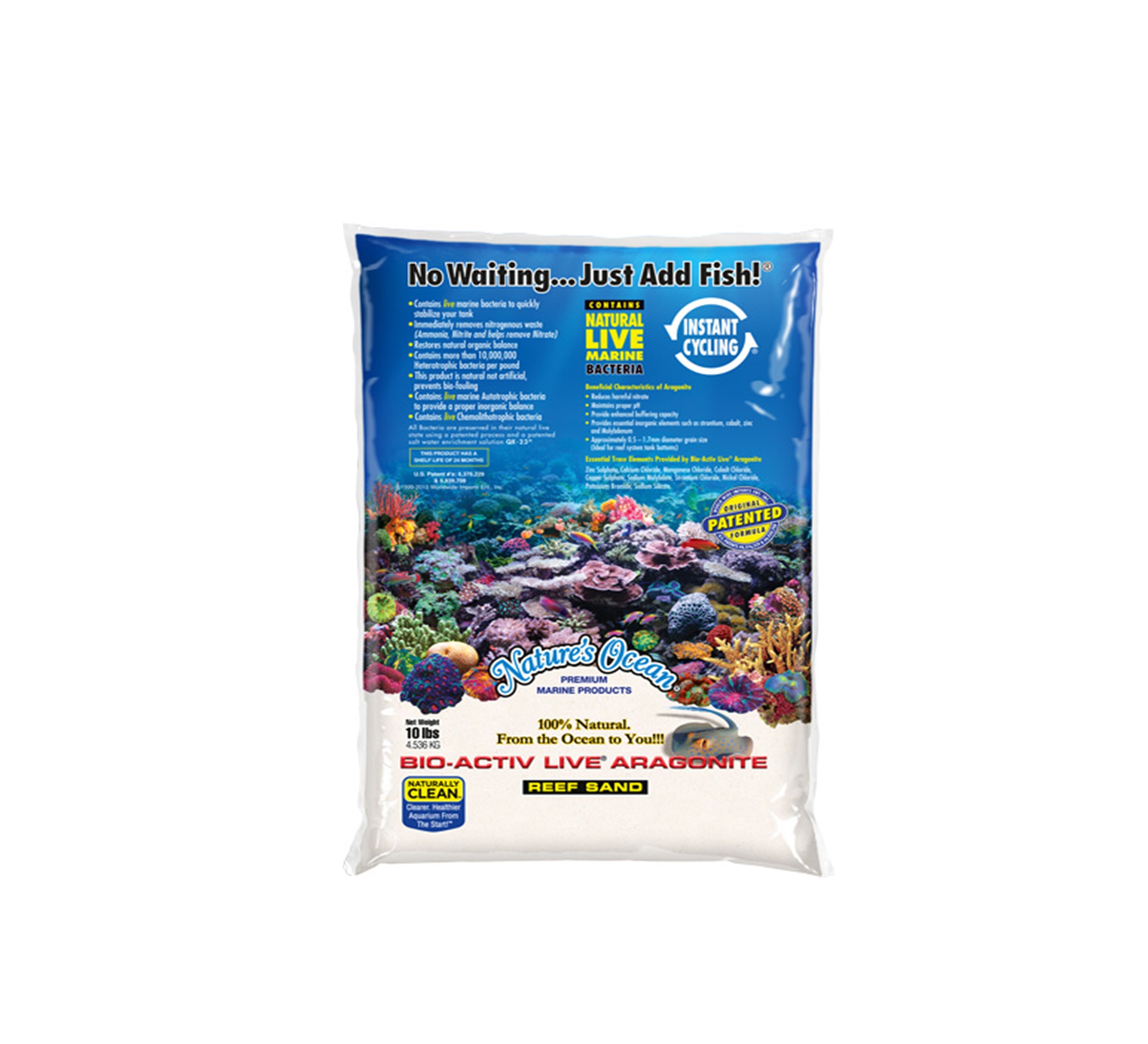 Żywy Piasek Natures Ocean Live Sand Argonite 4,5kg