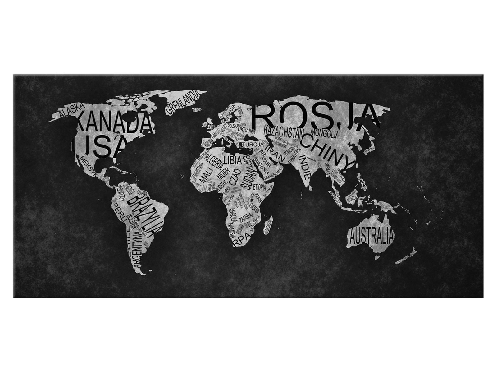 

Obraz World Map 115x55 948A_1AE na płótnie