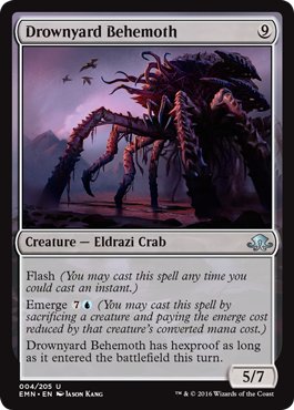 Mtg 4x Drownyard Behemoth (Uncommon)