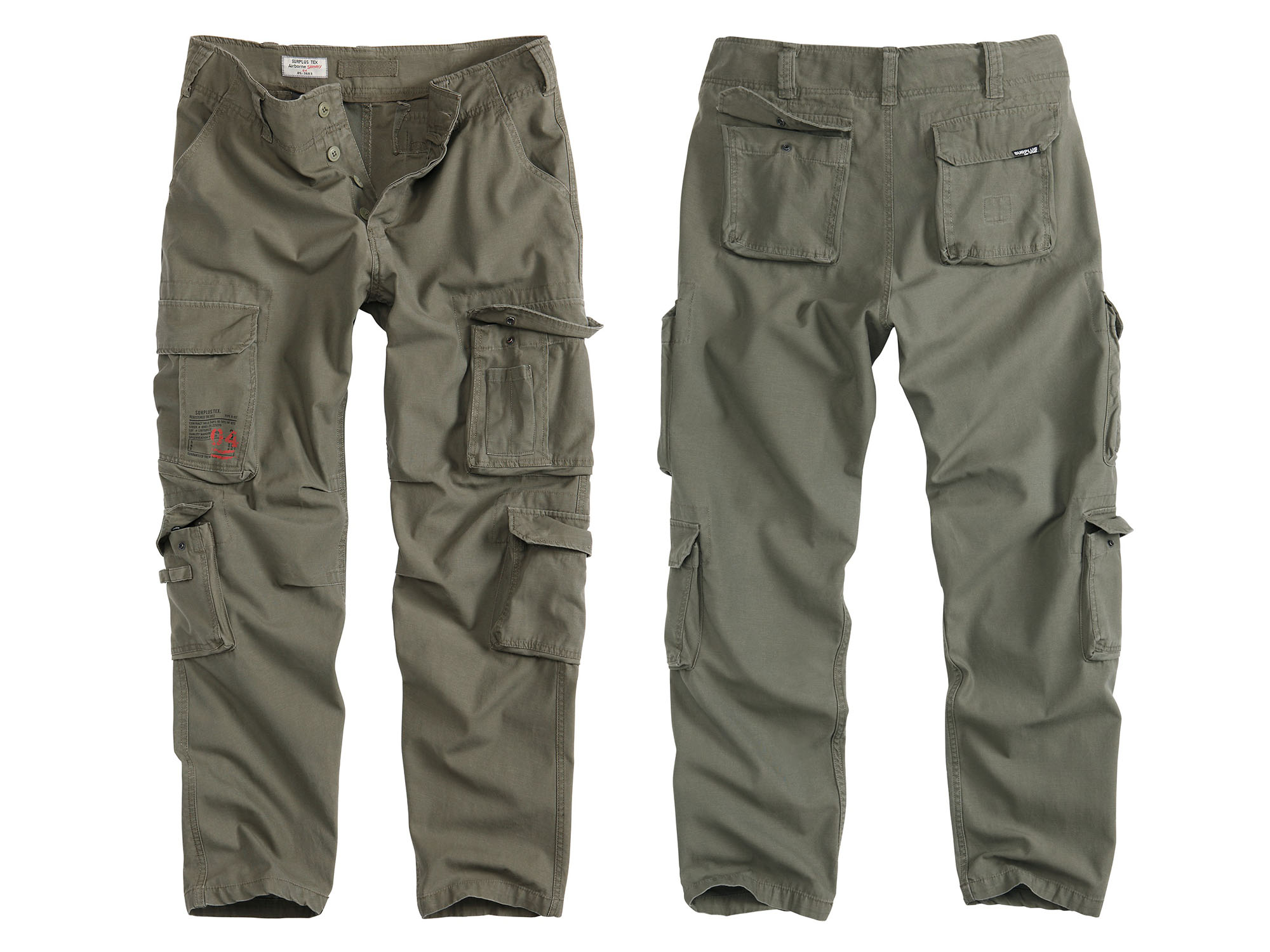 

Spodnie Slim Surplus Airborne Slimmy Oliv - M