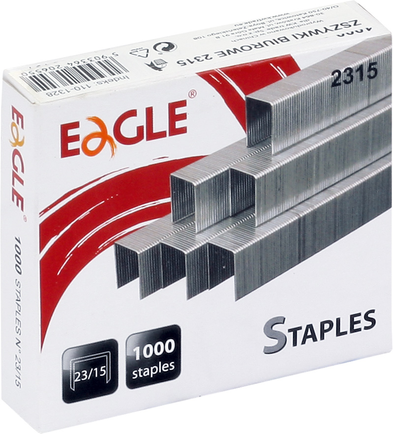

Zszywki 23/15 Eagle do 110 kartek 1000 szt