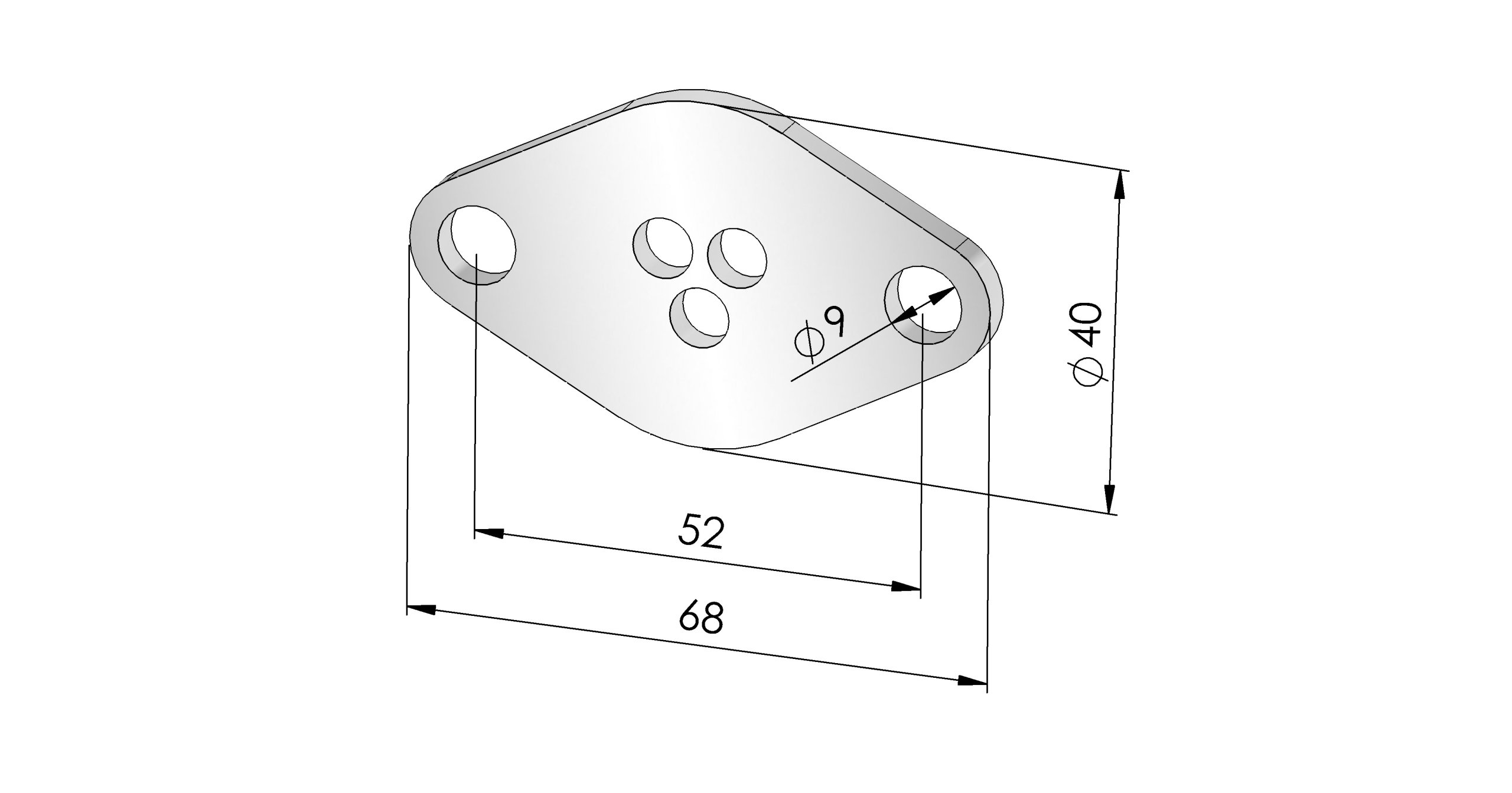 Zaślepka EGR 1.9 CDTi OPEL Vectra C Zafira B Produkt generyczny zaślepka egr