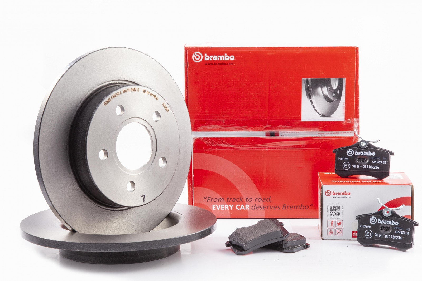 

Tarcze Klocki Brembo Tył Opel Astra H