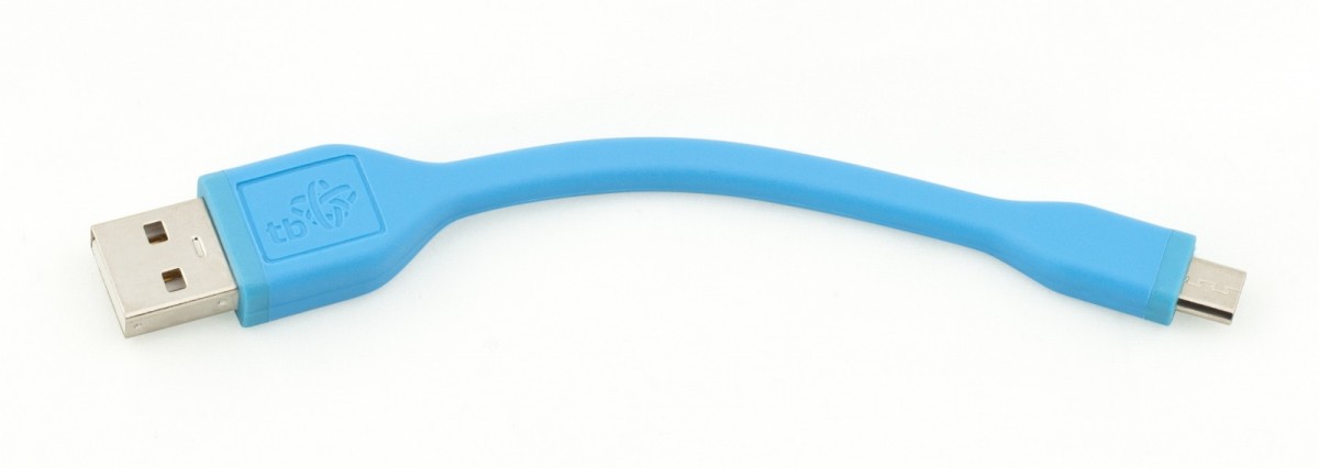 

Kabel micro Usb 12cm Do Telefonu Silikonowy Blue
