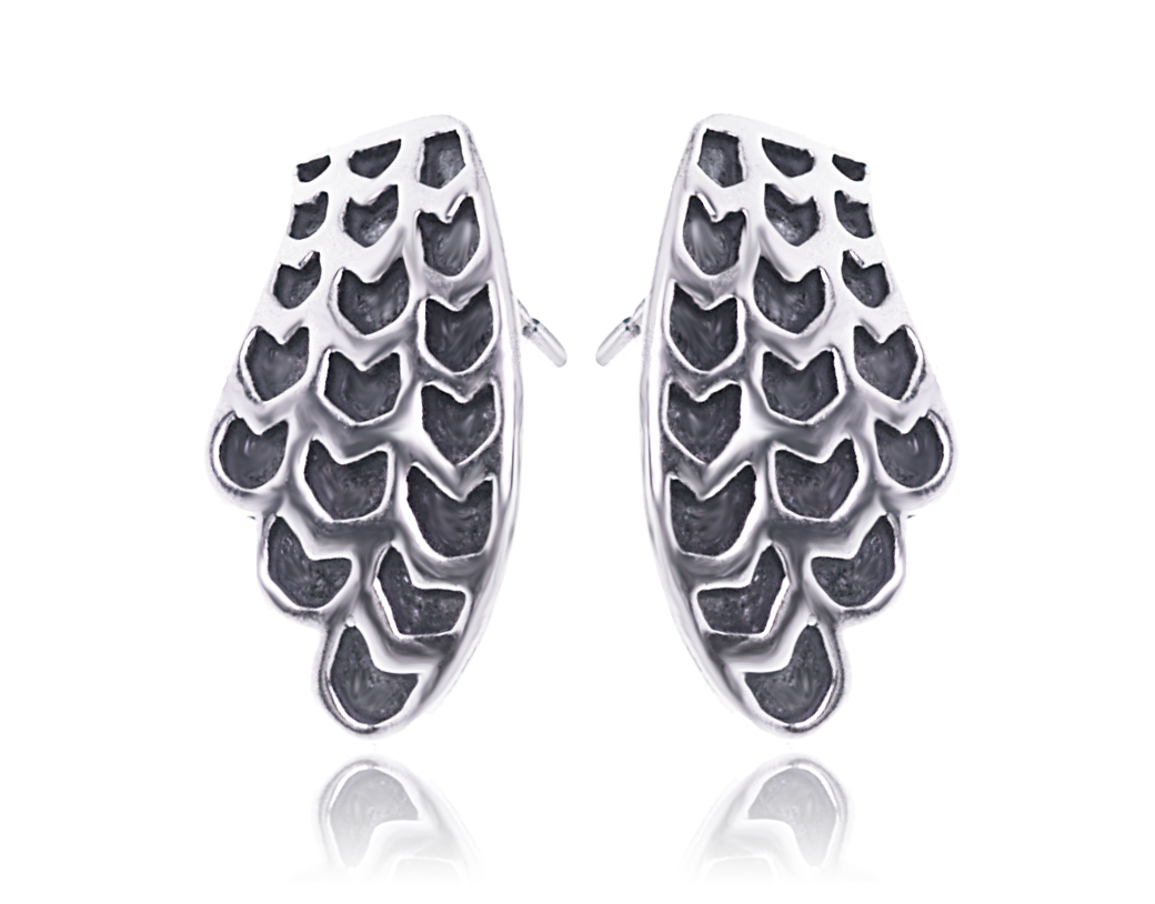 

Kolczyki Srebrne Skrzydła Skrzydło Srebro 925 22mm