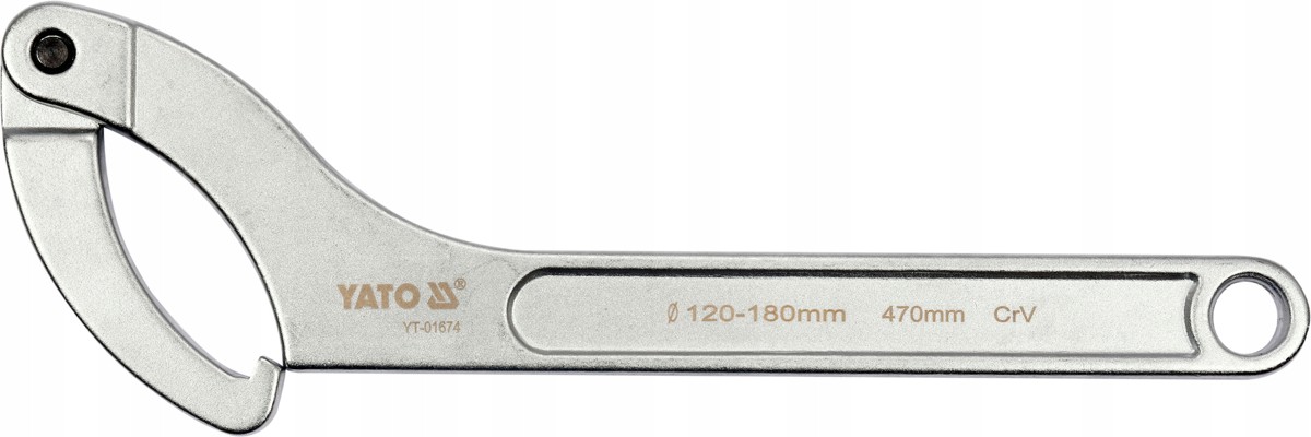 ГАЕЧНЫЙ КЛЮЧ С НОСОМ, ШАРНИРНЫЙ 120-180 ММ