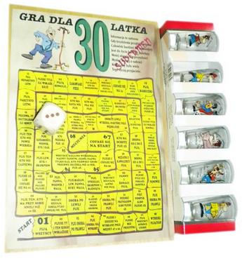 АЛКОГОЛЬНАЯ ИГРА НАСТОЛЬНАЯ 30-ЛЕТНЕГО ALKOCHIŃCZYK 30