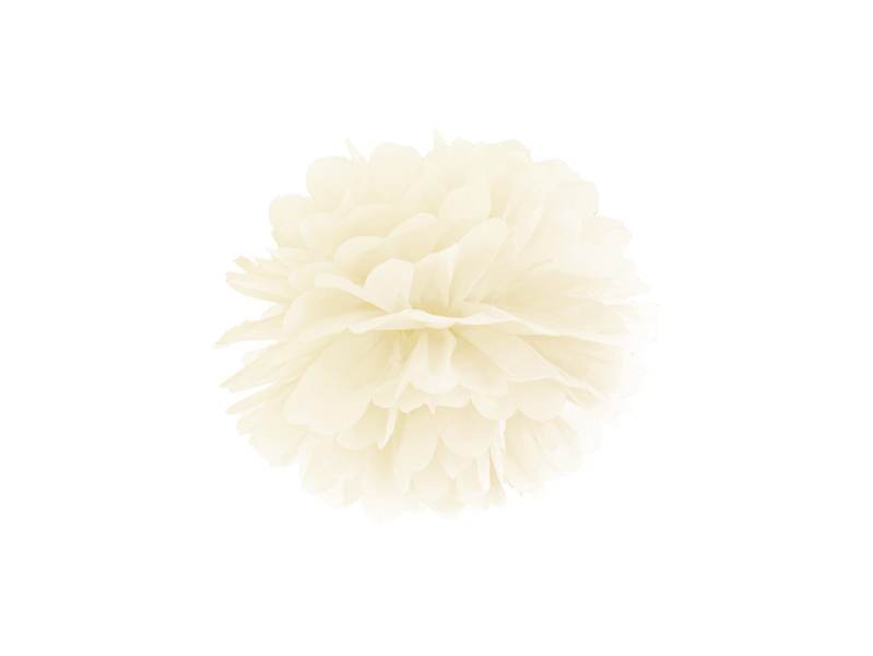 

Pompon bibułowy 35 cm kremowy