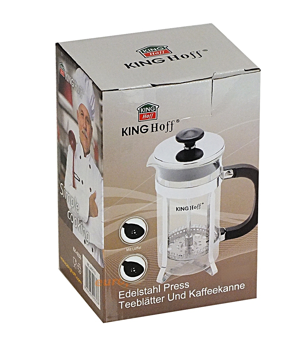 Szklany zaparzacz do herbaty ziół kawy dzbanek 838 Materiał szkło