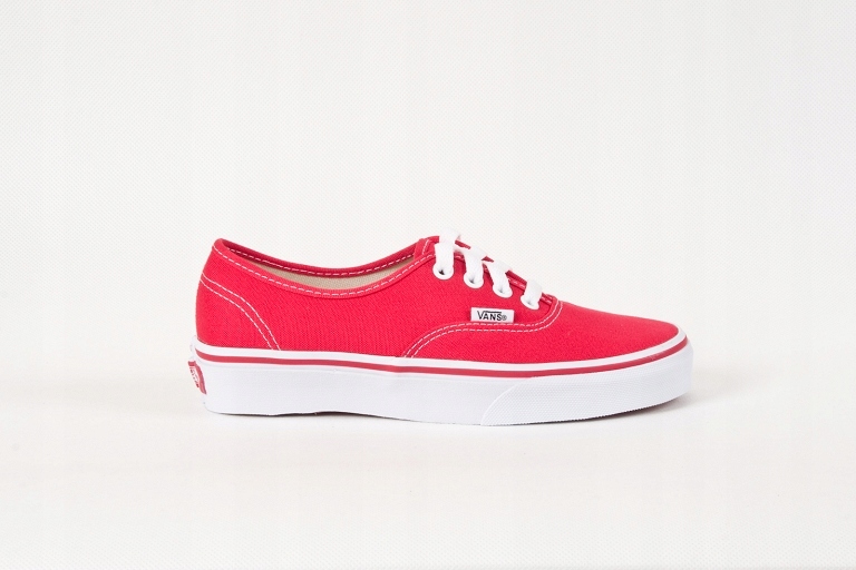 BUTY VANS U Authentic red VEE3RED R.39 Wzór dominujący bez wzoru