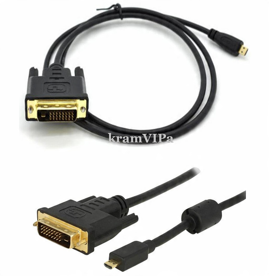 

micro Hdmi do DVI 24+1 micro Hdmi DVI kabel