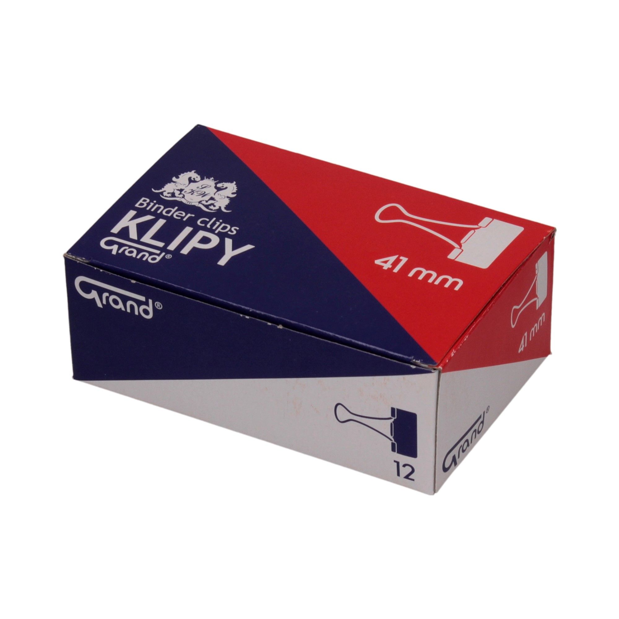 

Klips biurowy klip metalowy 41mm (12) Grand