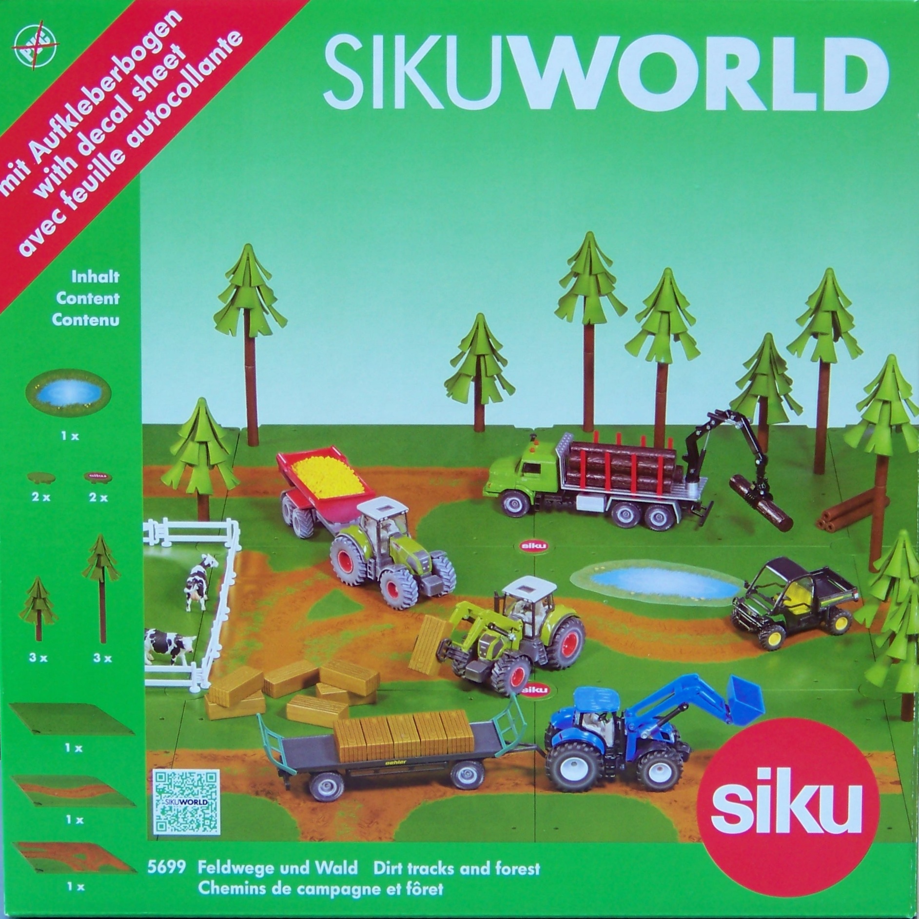 SIKU WORLD 5699 MAKIETA LAS AKCESORIA LEŚNE 6689513985 - Allegro.pl