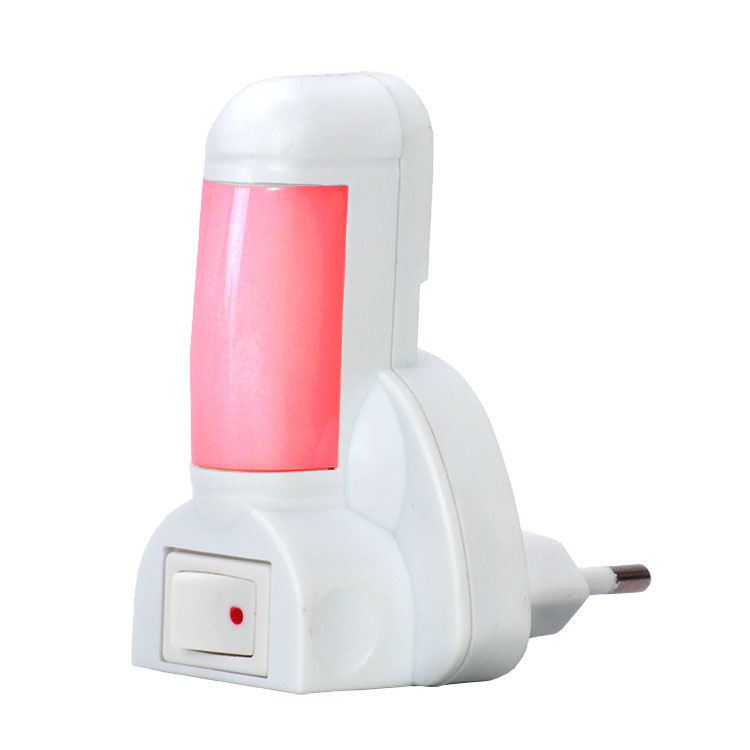 

Lampka nocna mini pionowa do gniazdka różowa