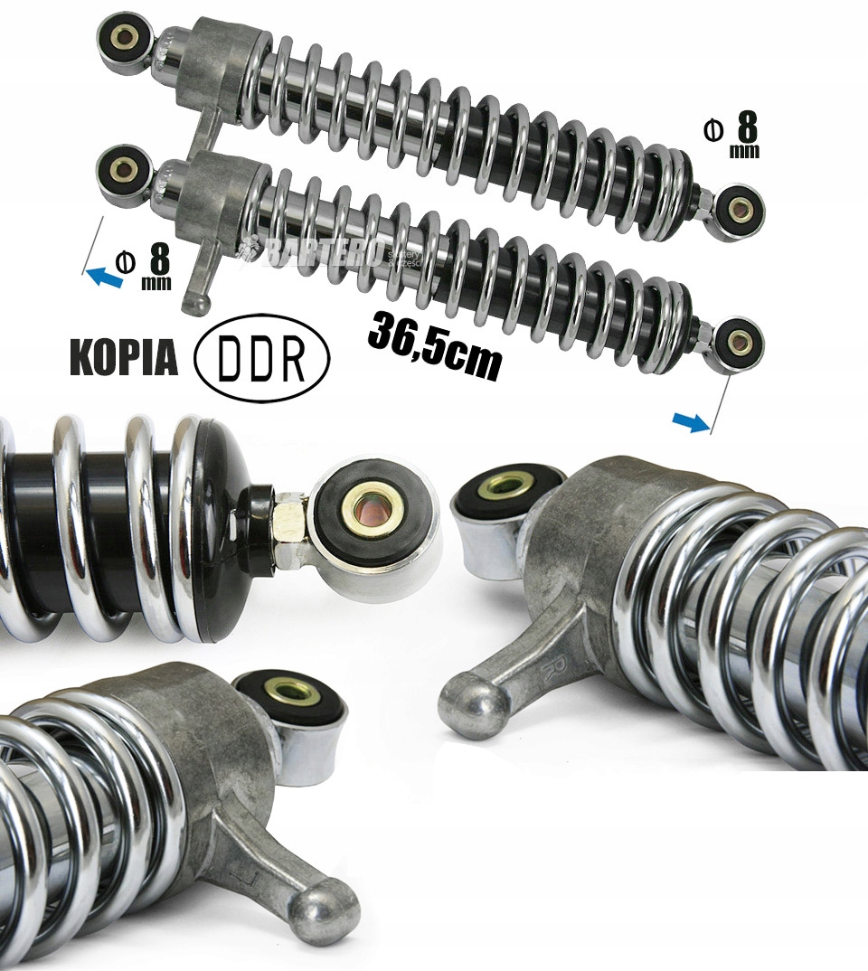 AMORTYZATORY SIMSON S51 SR50 - KOPIA ORYGINAŁU DDR Producent inny