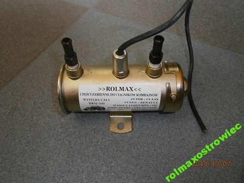 POMPKA ZASILAJĄCA PALIWA ELEKTRYCZNA JOHN DEERE NEW HOLLAND CLAAS PERKINS