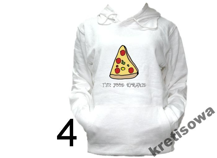 

Bluza Kaptur Dla Miłośników Pizzy Pizza Food