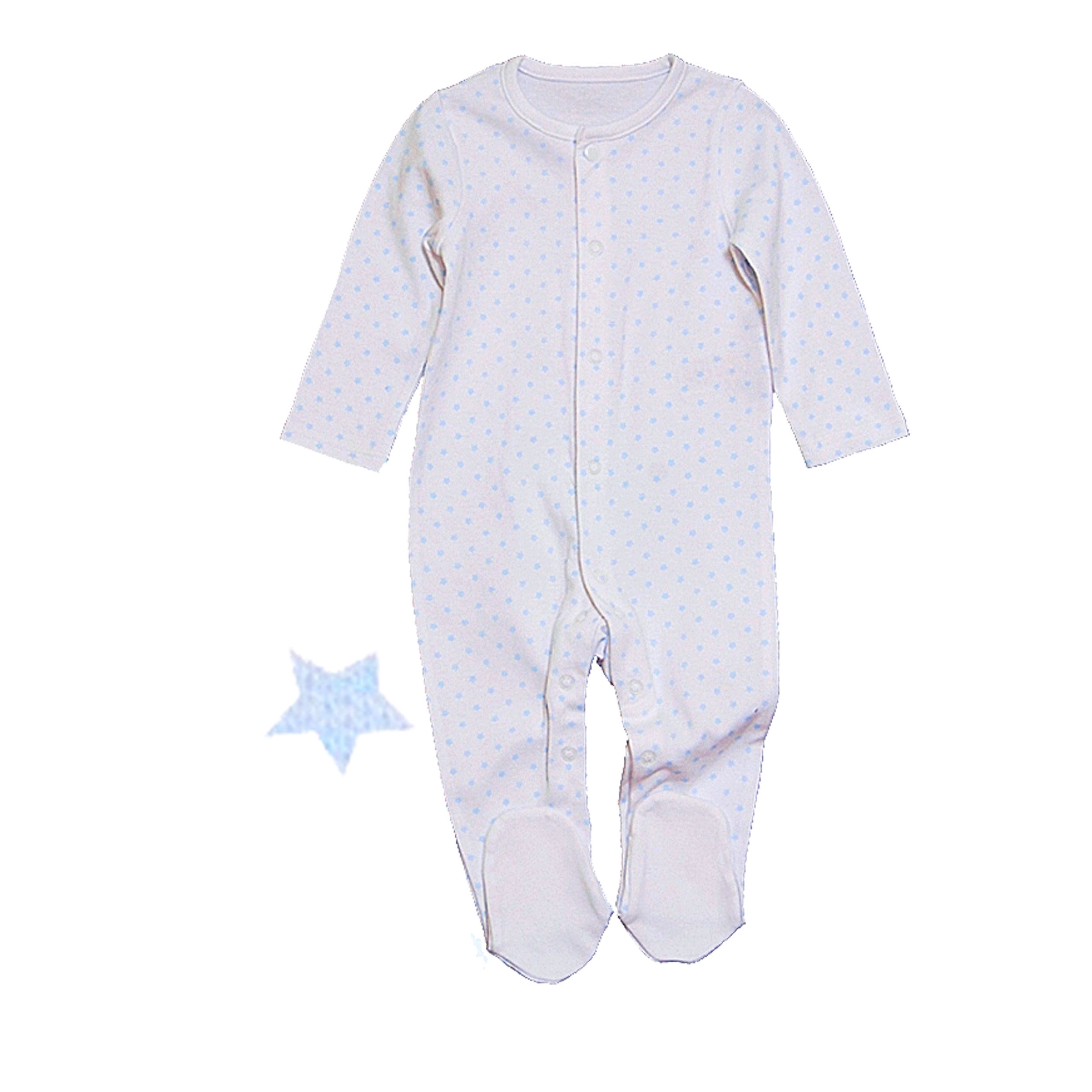 

M&s Pajacyk Błękitne Gwiazdki r.56cm Noworodek
