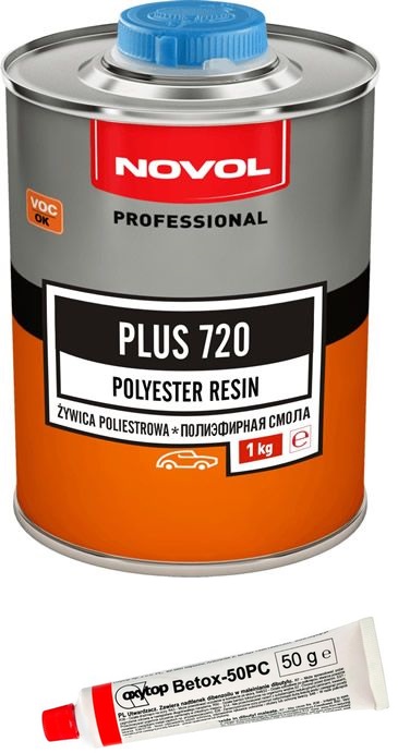 

Novol Plus 720 Żywica Poliestrowa Utwardzacz 1KG