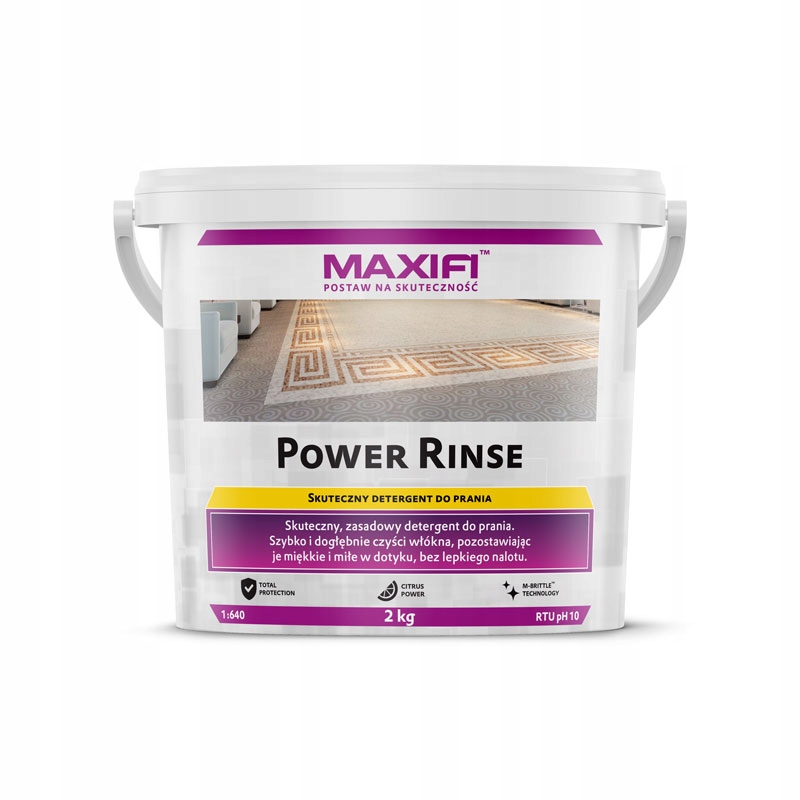 MAXIFI Power Rinse 2 KG PRANIE EKSTRAKCYJNE