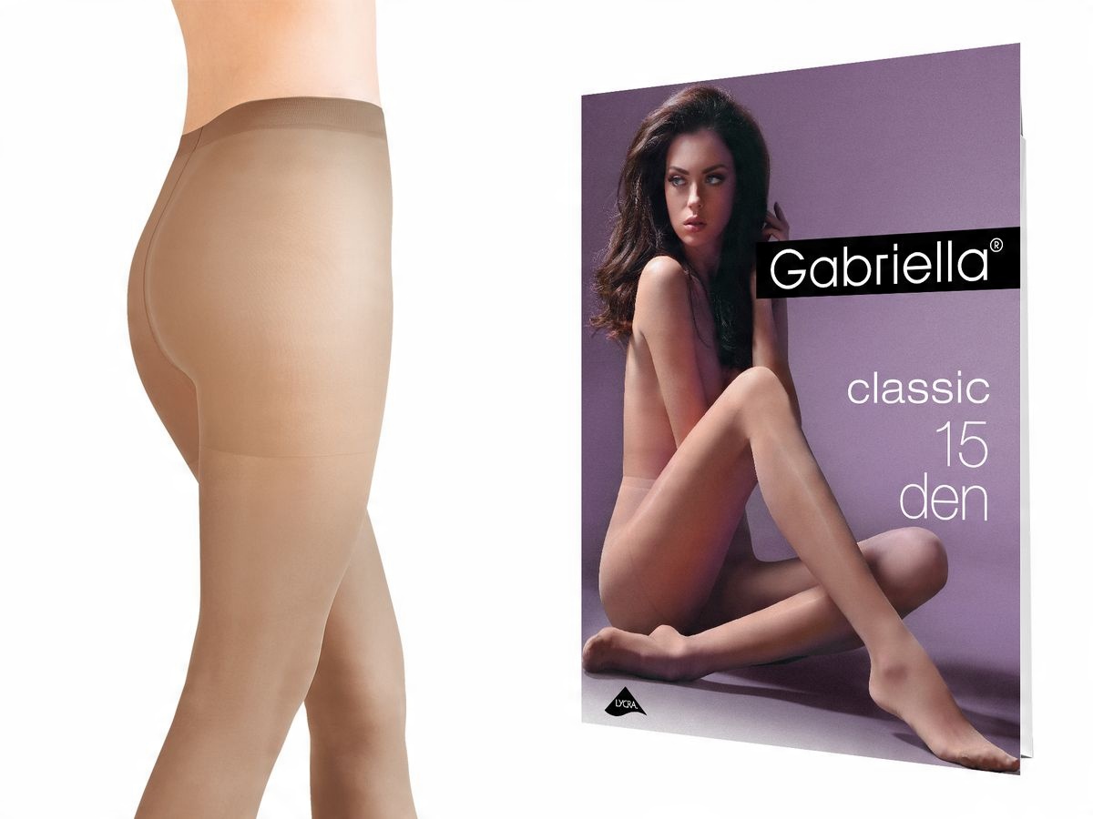 

Rajstopy Gabriella Classic 15 den Visone 3