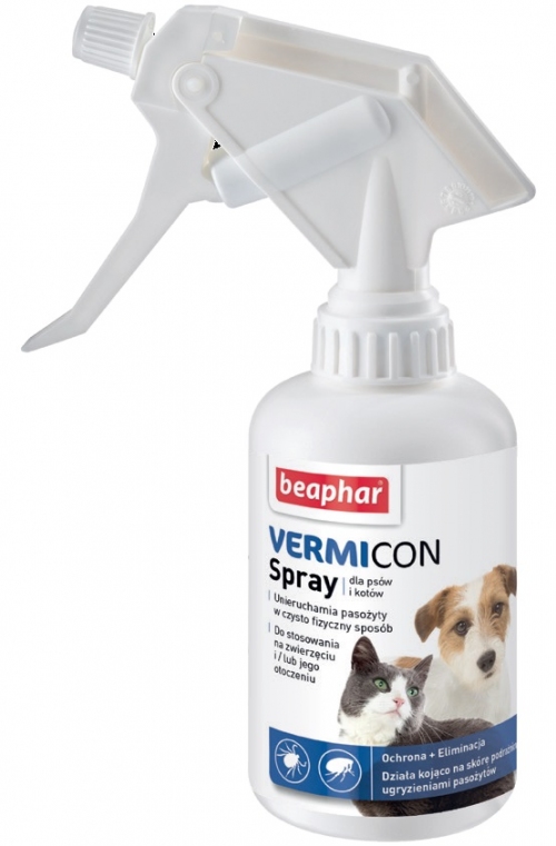 

Vermicon Spray Pchły Kleszcze P.pasożytom Pies Kot