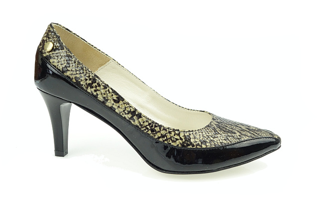 Prestige 880 Černý Lak Hadice Kůže Levně vel. 37