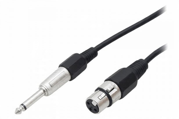 

Kabel Przewód Mikrofonowy Jack 6.3mm Xlr 5m