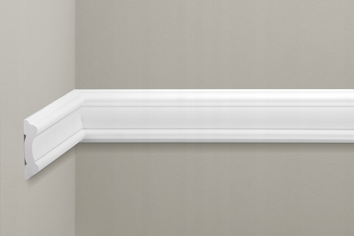 Listwy ścienne białe LNG-14 Creativa 10,1 cm x 2,2 Marka Creativa