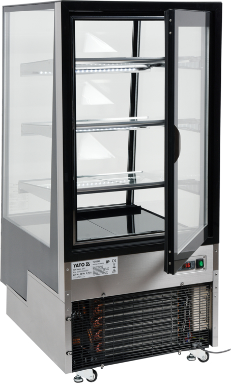 WITRYNA SZAFA CHŁODNICZA CHŁODZIARKA 300L LED KOŁA Rodzaj witryna chłodnicza