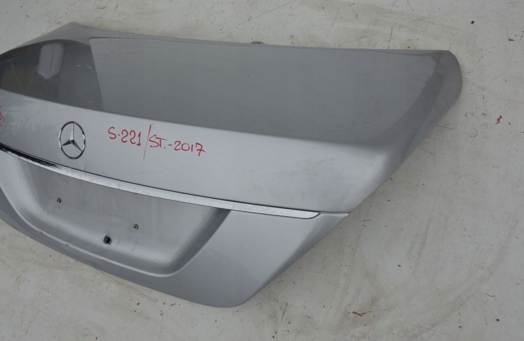 MERCEDES S KLASA W221 KLAPA TYLNA BAGAŻNIKA TYŁ Typ samochodu Samochody osobowe