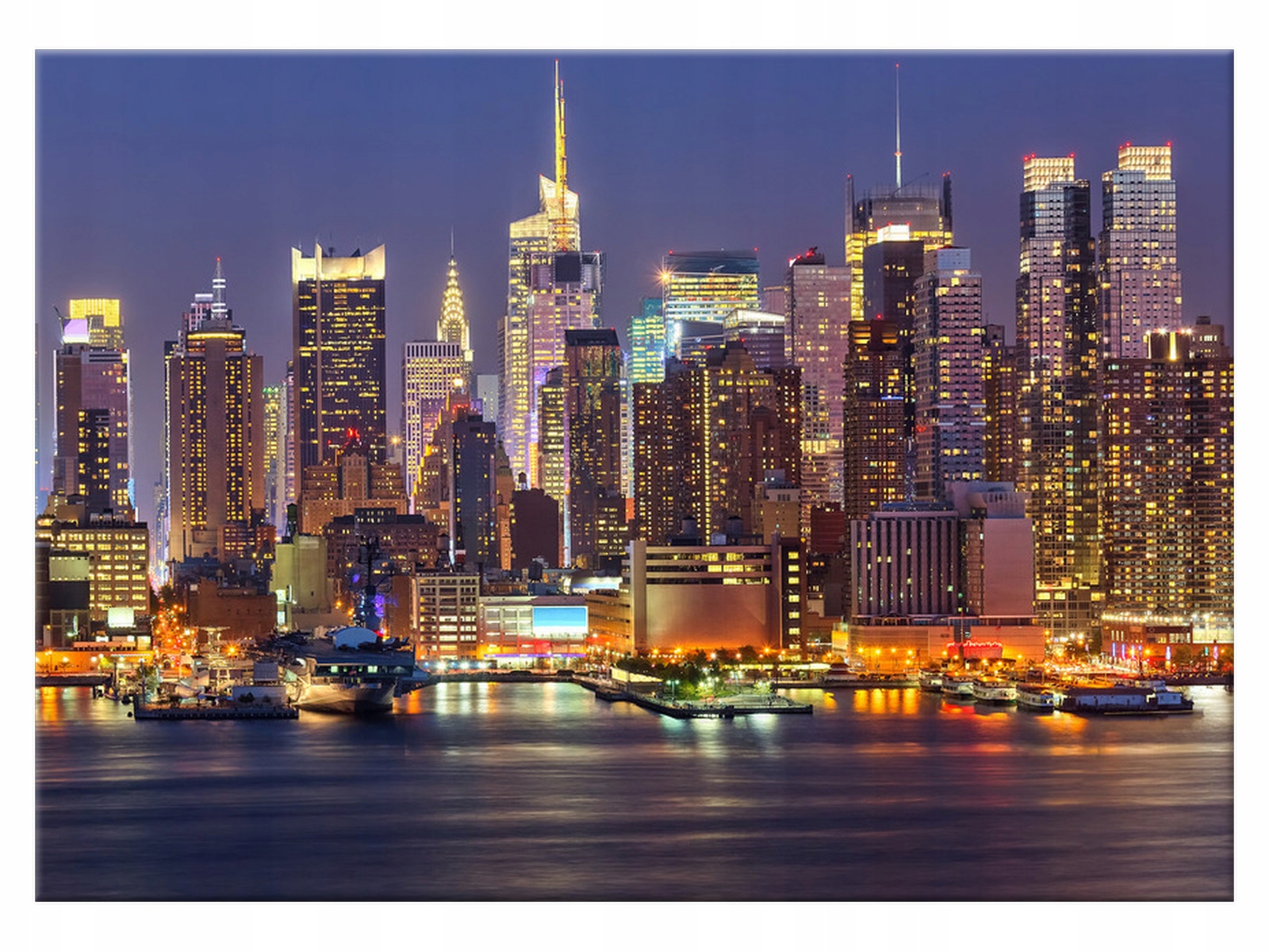 

Obraz na płótnie Pejzaż Manhattan at night 70x50