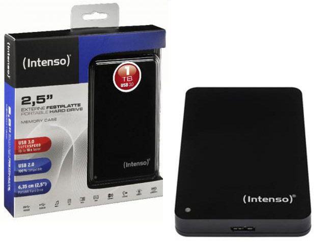 

Dysk przenośny zewnętrzny Intenso 2,5 1TB Usb 3.0