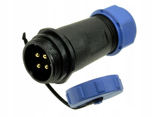 

Wtyk 4 pin 4,0mm2 30A 500V IP68 Weipu